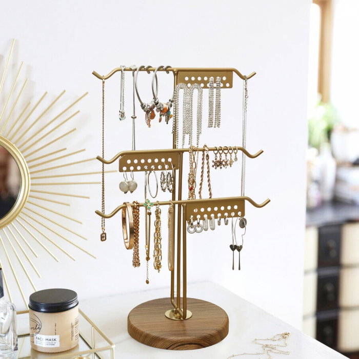 Aberto Design Organizador de Joyas Dorado Aberto Design Organizador de Joyas Dorado